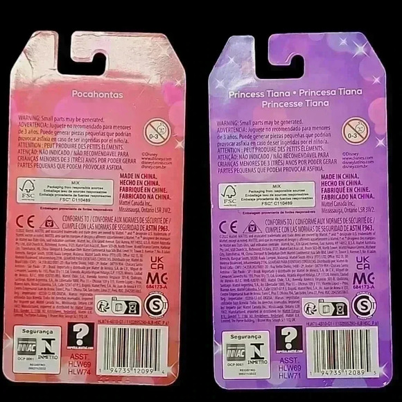 2 Matel Disney Mini Princess . New In Box! Never Opened - Picture 4 of 6